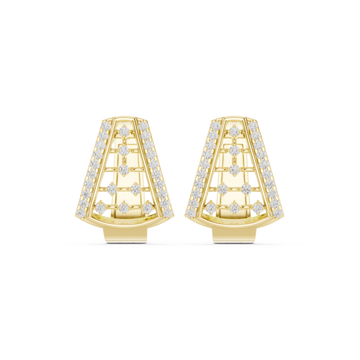 Highly Rated lab grown diamond earring design