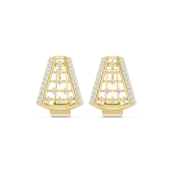 Aero Wing Lab Grown Diamond Earrings Studs