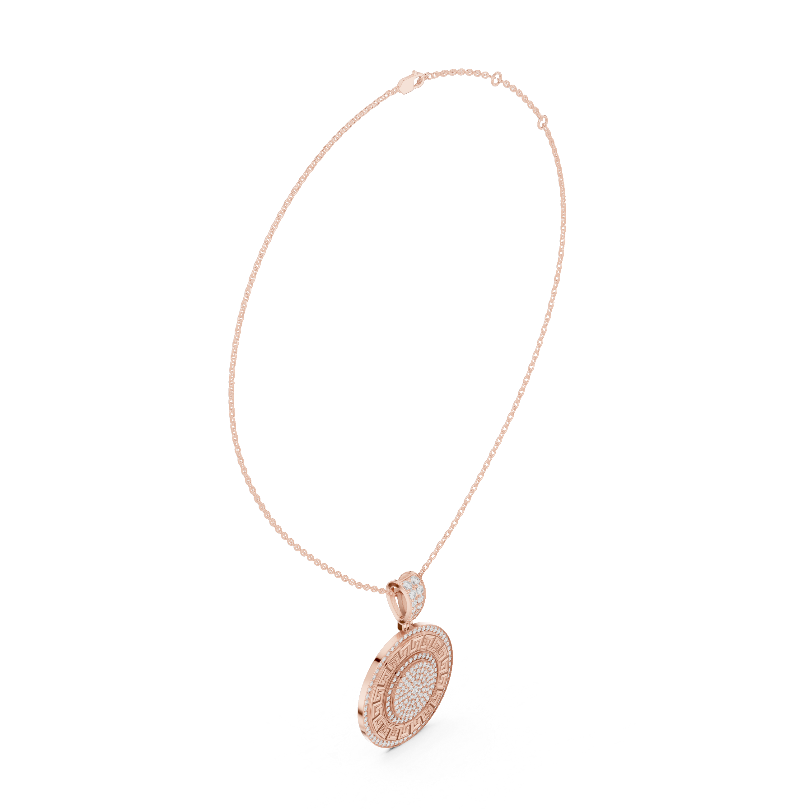 Velvet Shimmer Lab Grown Diamond Drop Pendant