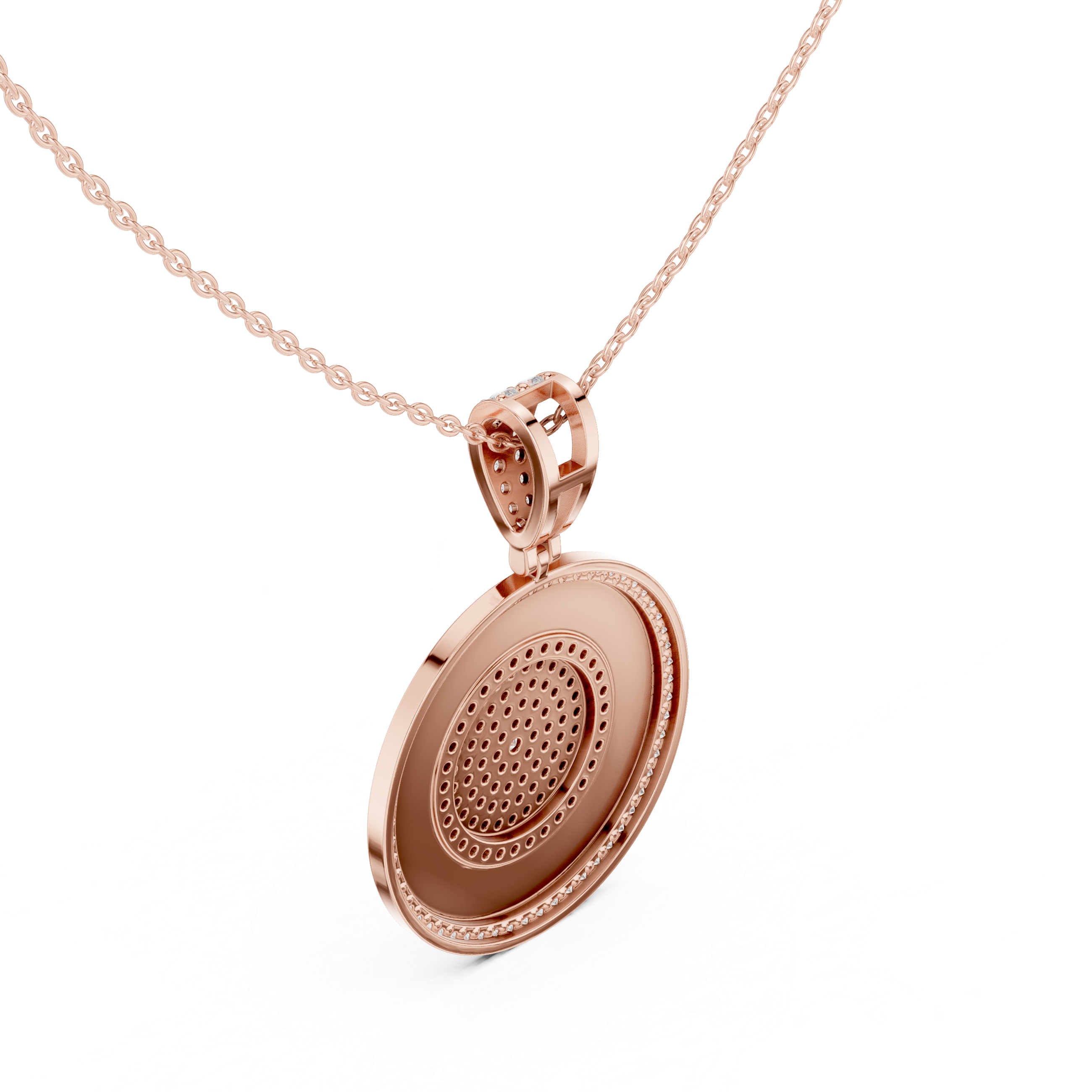 Velvet Shimmer Lab Grown Diamond Drop Pendant