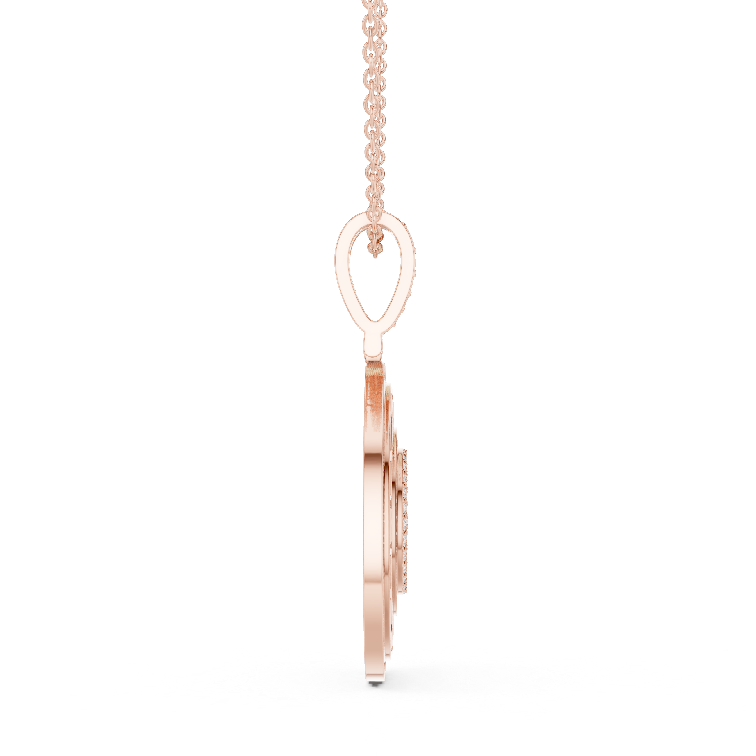 Velvet Shimmer Lab Grown Diamond Drop Pendant