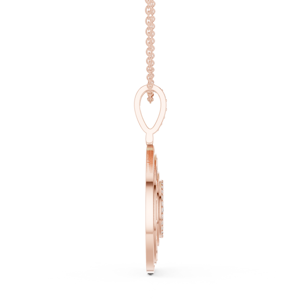 Velvet Shimmer Lab Grown Diamond Drop Pendant