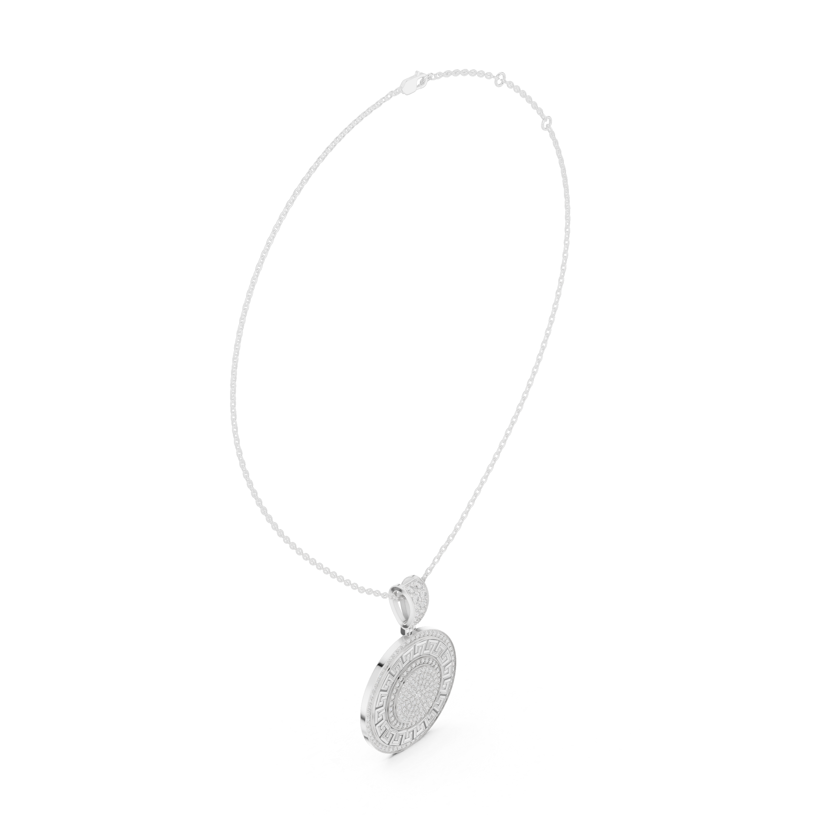 Velvet Shimmer Lab Grown Diamond Drop Pendant