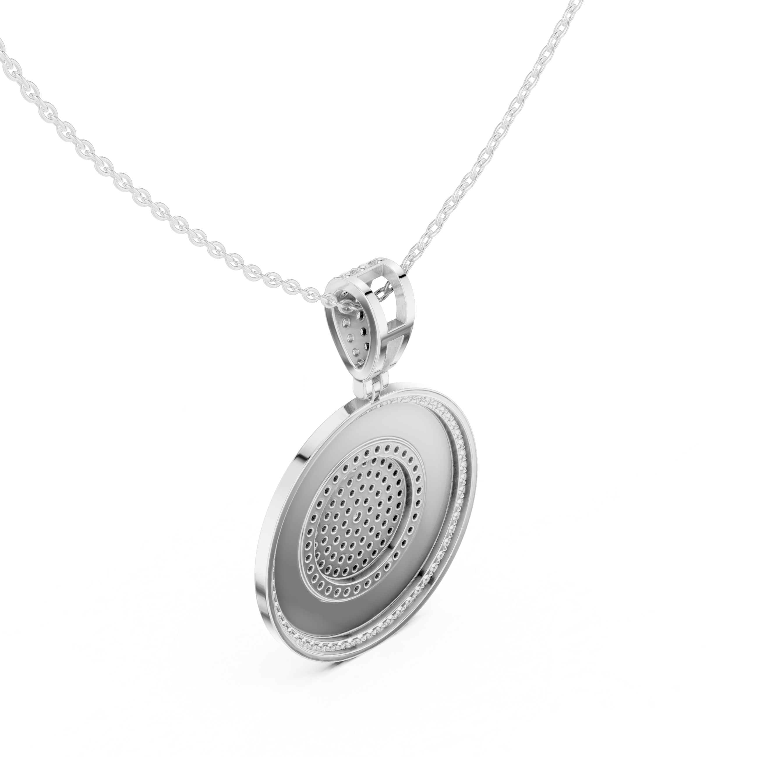Velvet Shimmer Lab Grown Diamond Drop Pendant