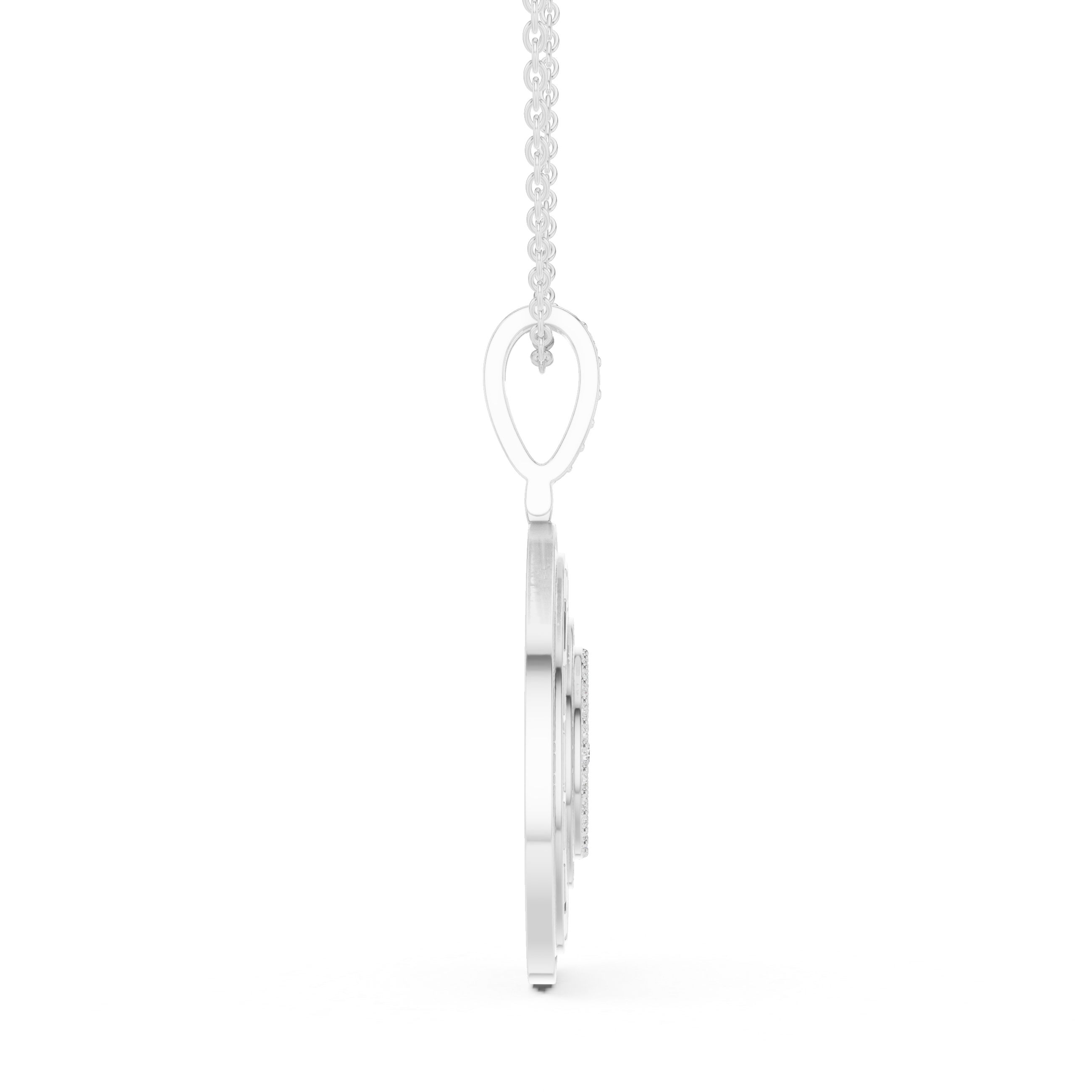 Velvet Shimmer Lab Grown Diamond Drop Pendant