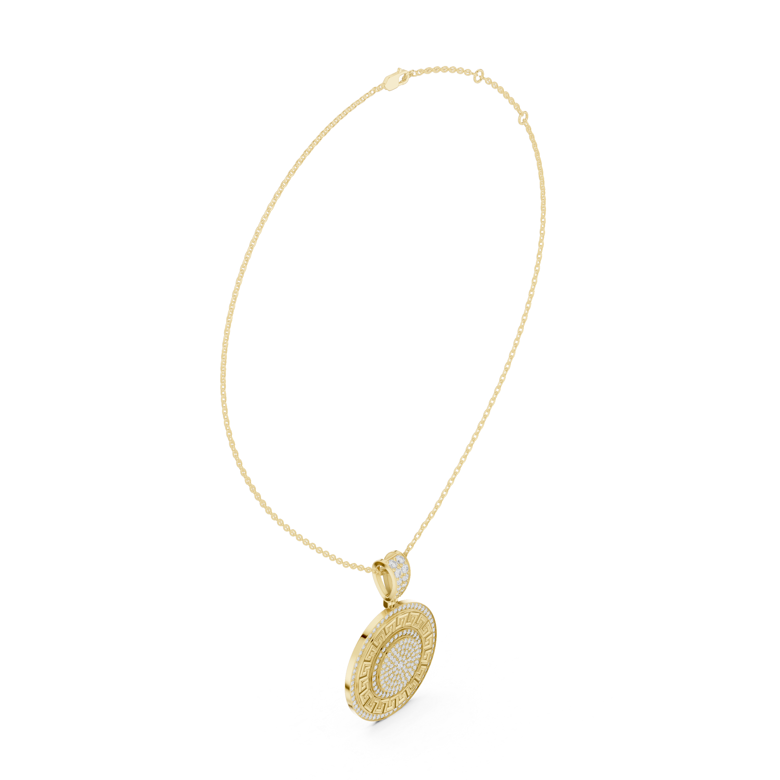 Velvet Shimmer Lab Grown Diamond Drop Pendant