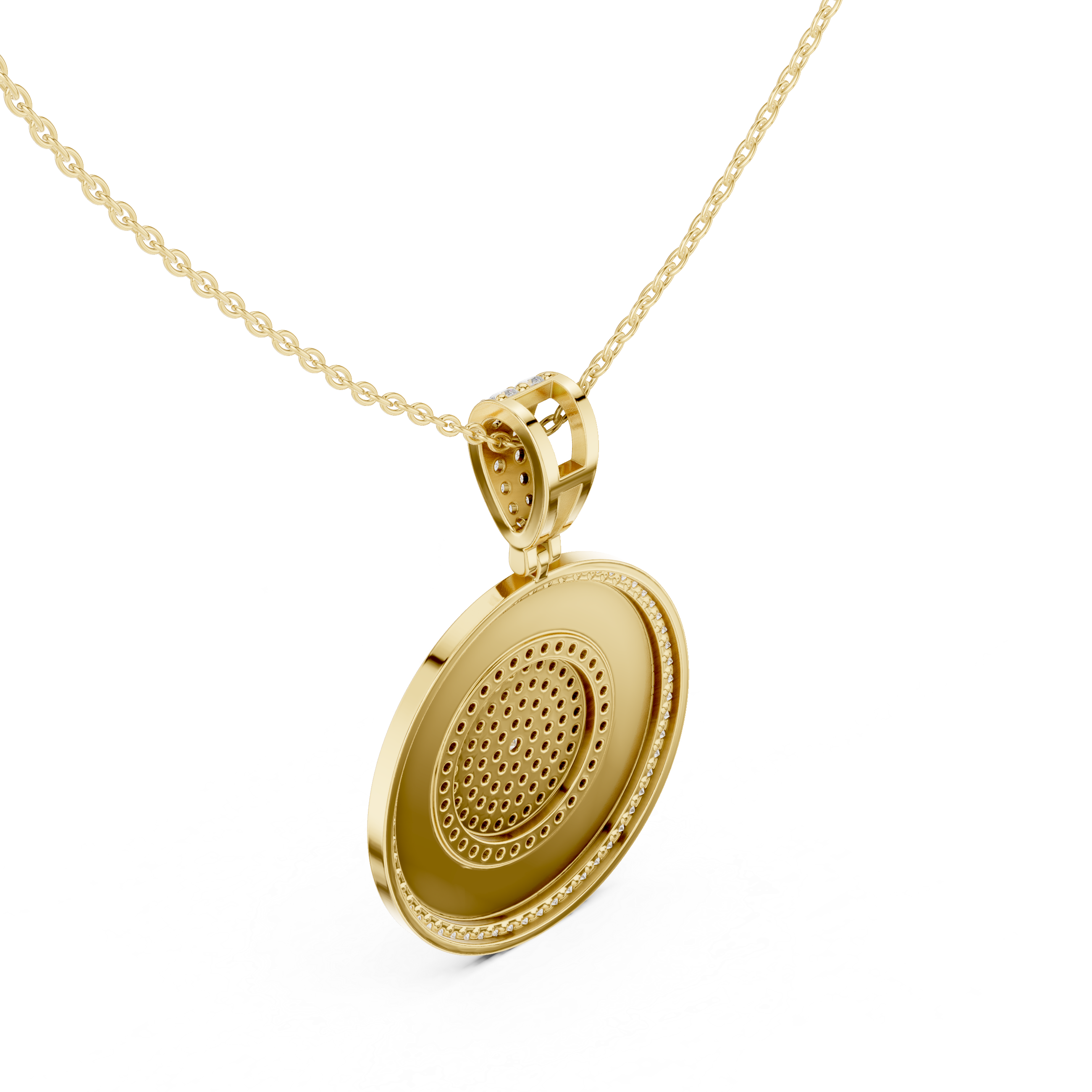 Velvet Shimmer Lab Grown Diamond Drop Pendant