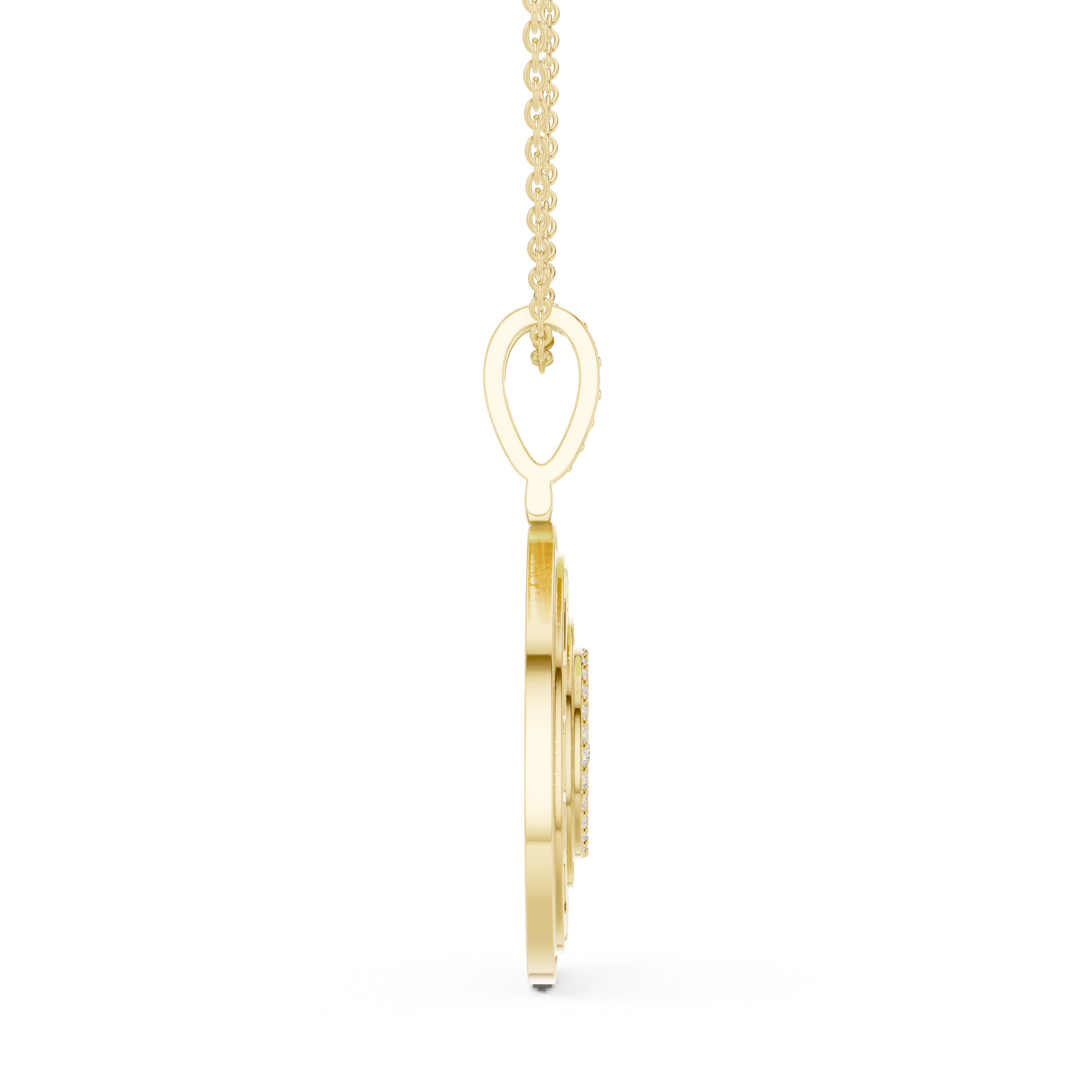 Velvet Shimmer Lab Grown Diamond Drop Pendant