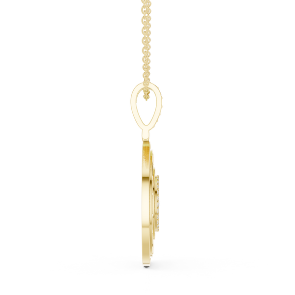Velvet Shimmer Lab Grown Diamond Drop Pendant