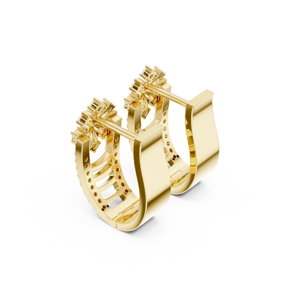 Cascade Drop Lab Grown Diamond Earrings
