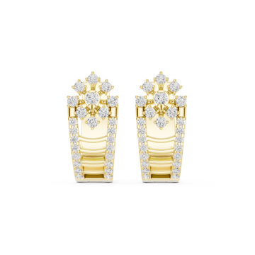 Cascade Drop Lab Grown Diamond Earrings