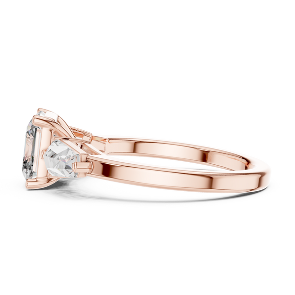 Soft Cloud lab grown diamond ring