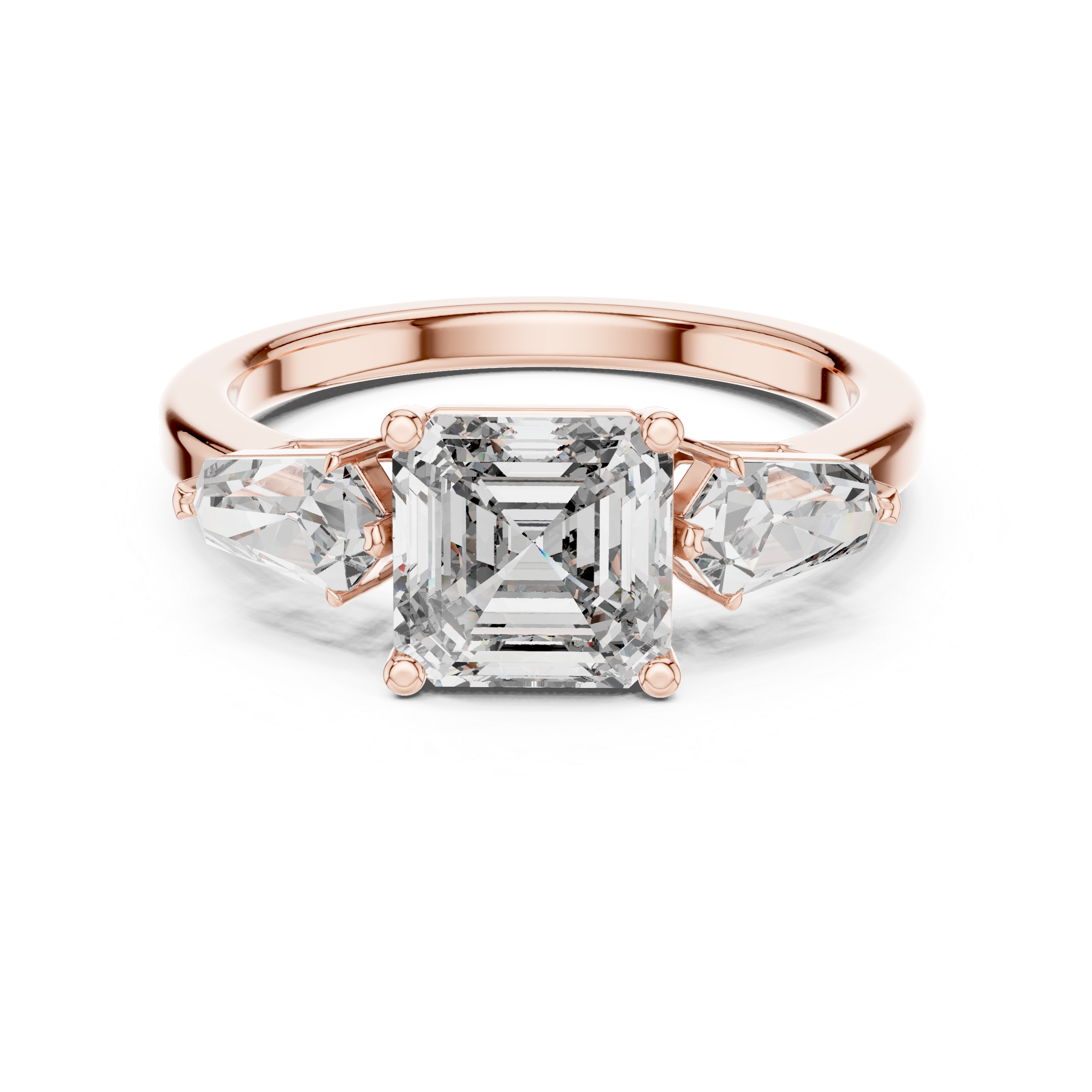 Soft Cloud lab grown diamond ring