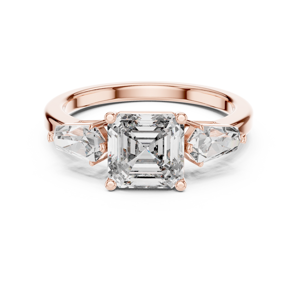 Soft Cloud lab grown diamond ring