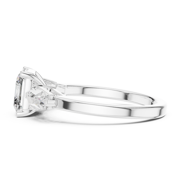 Soft Cloud lab grown diamond ring