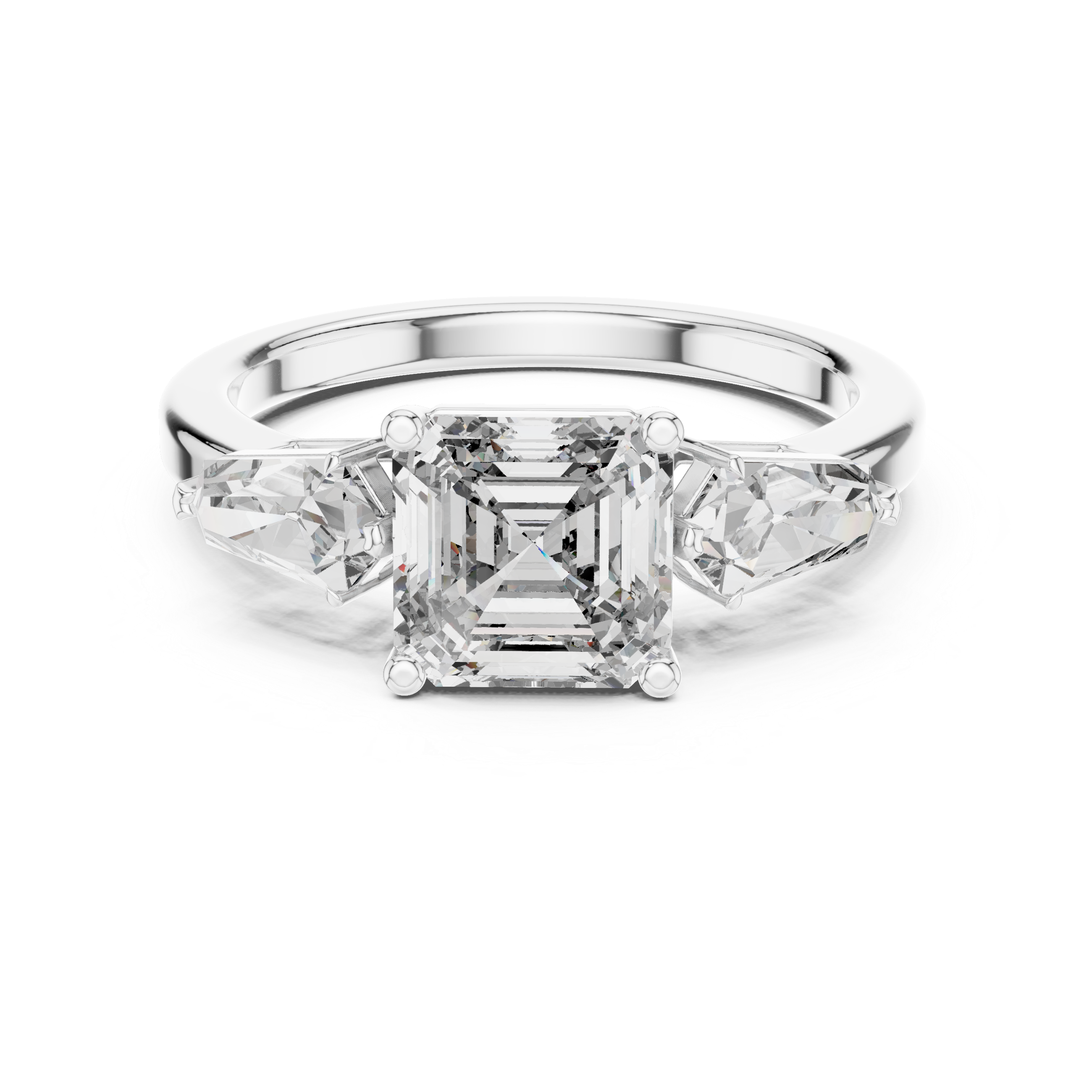 Soft Cloud lab grown diamond ring