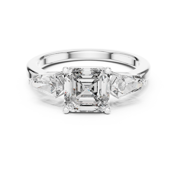 Soft Cloud lab grown diamond ring