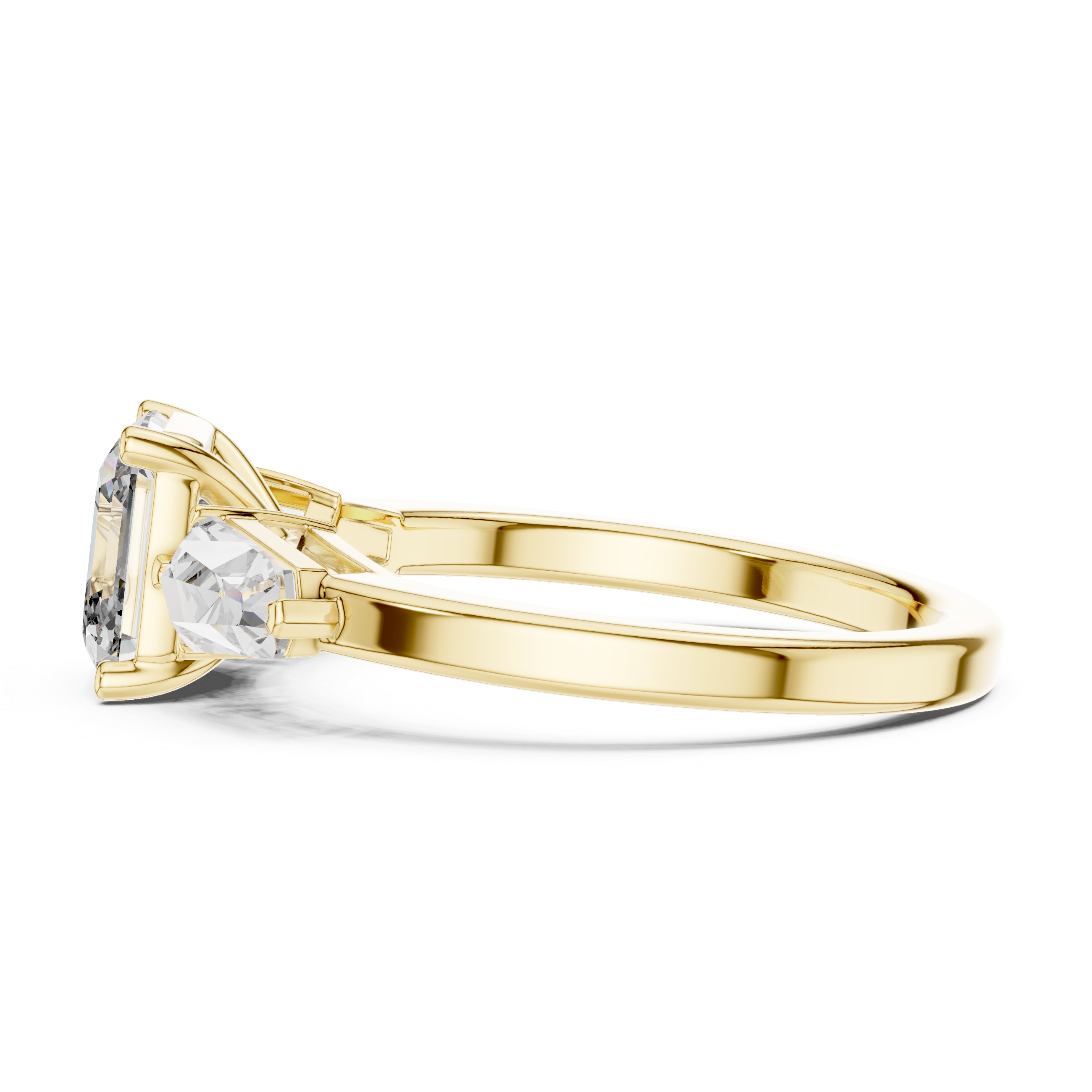 Soft Cloud lab grown diamond ring