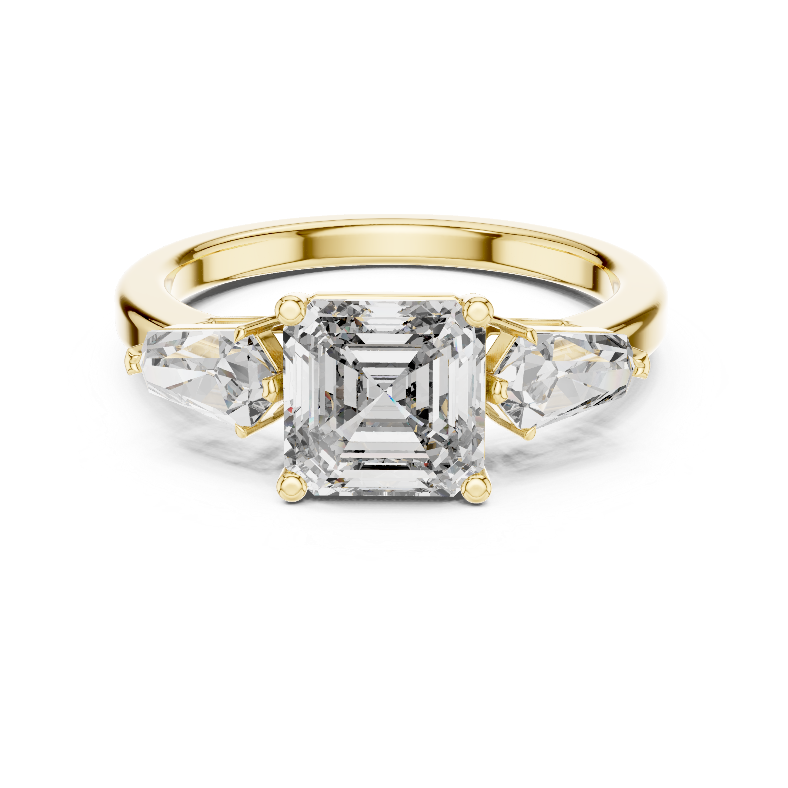 Soft Cloud lab grown diamond ring