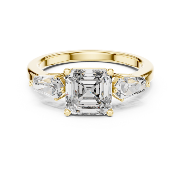 Soft Cloud lab grown diamond ring