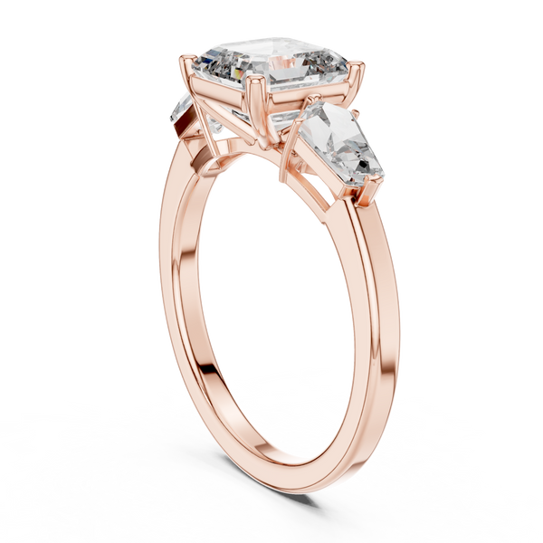 Soft Cloud lab grown diamond ring
