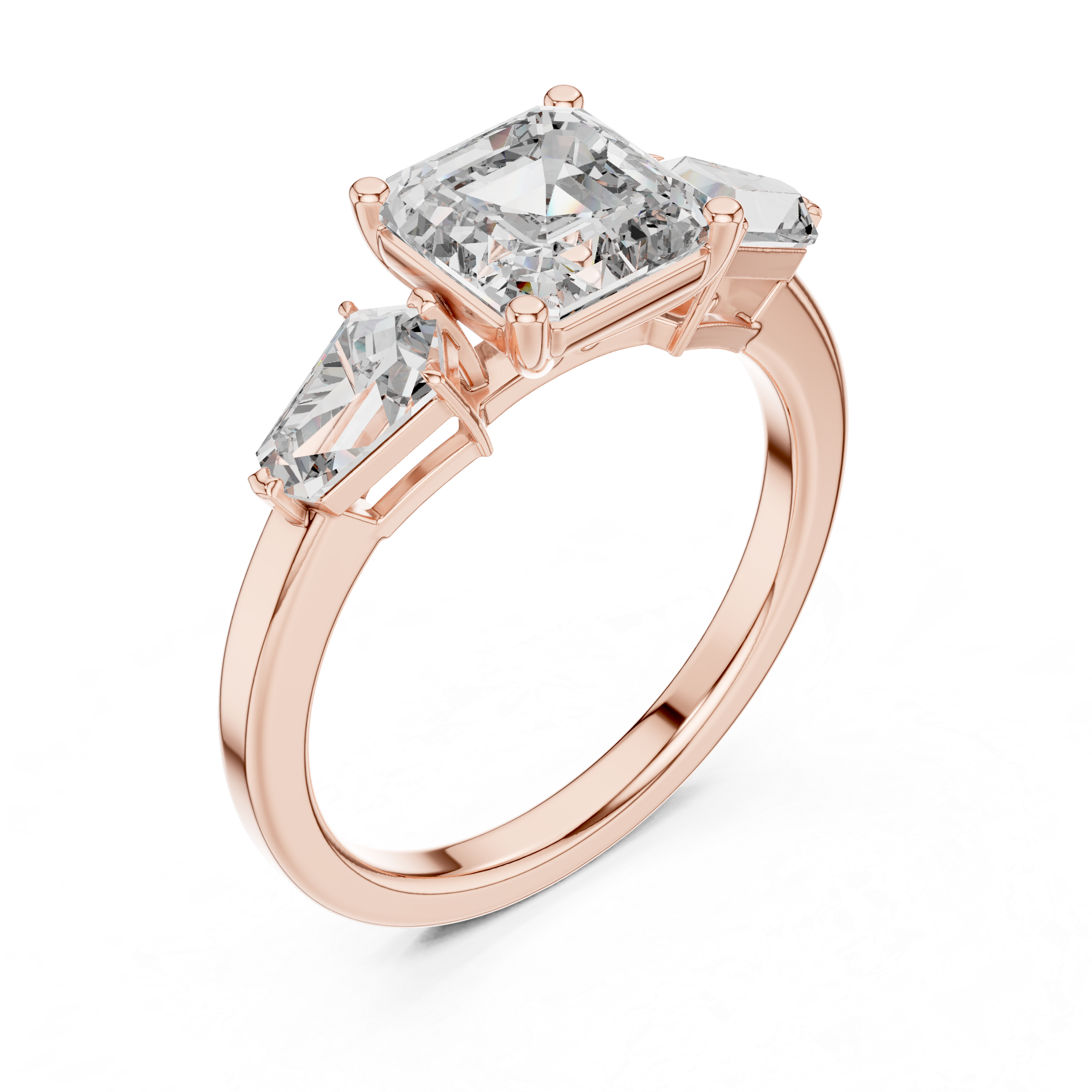 Soft Cloud lab grown diamond ring
