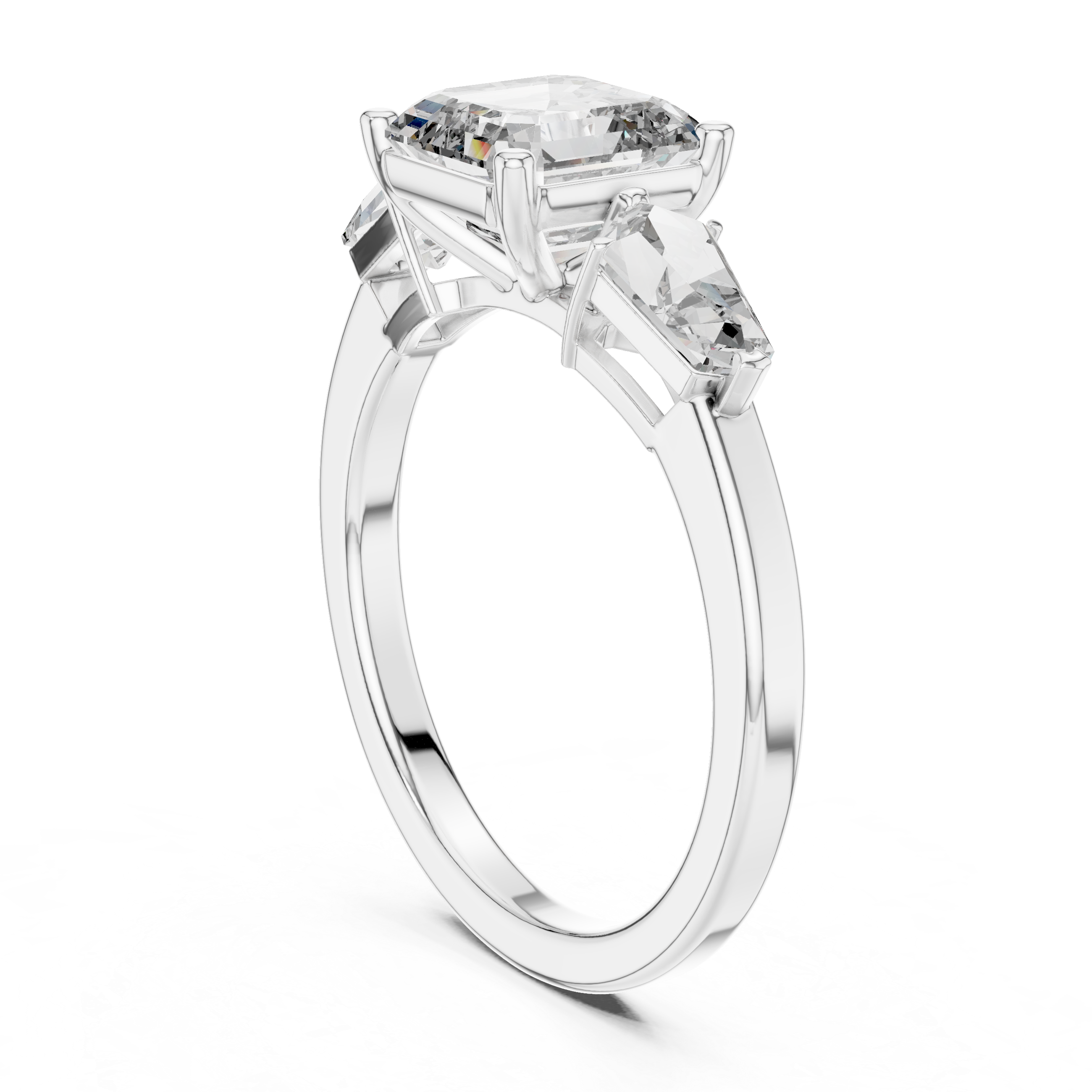 Soft Cloud lab grown diamond ring