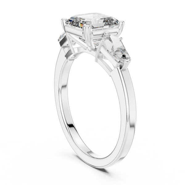Soft Cloud lab grown diamond ring