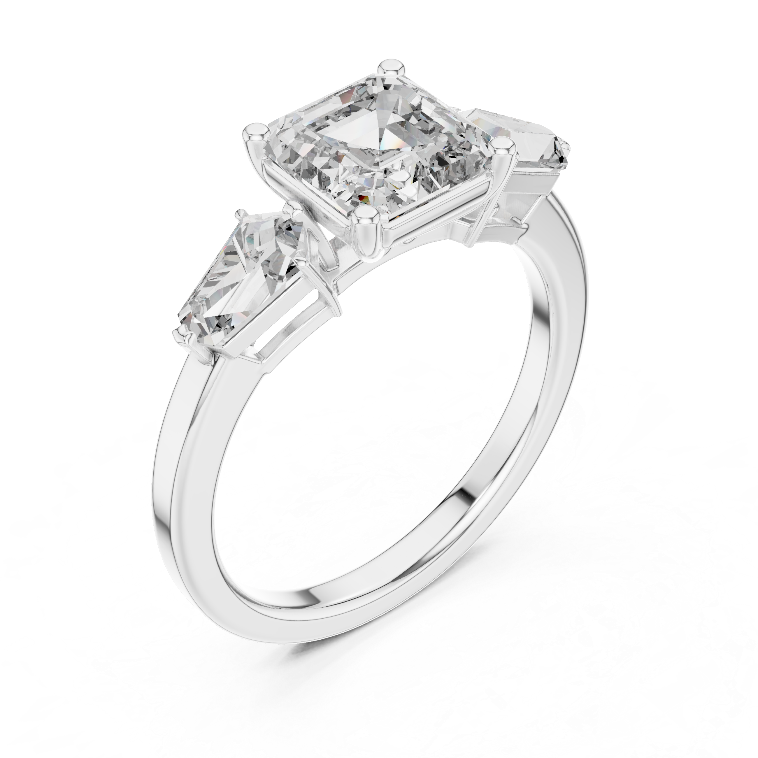 Soft Cloud lab grown diamond ring