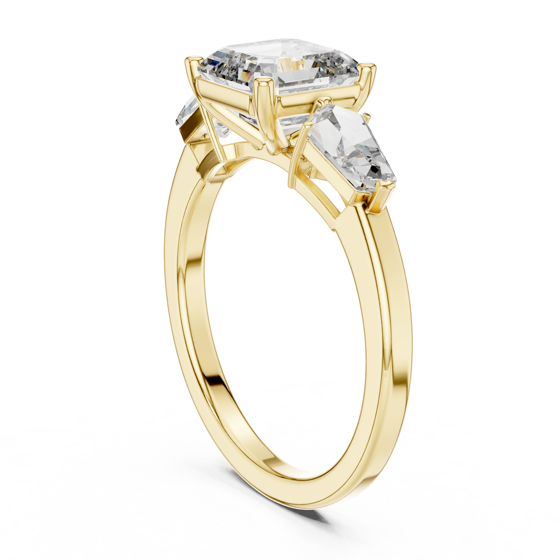 Soft Cloud lab grown diamond ring