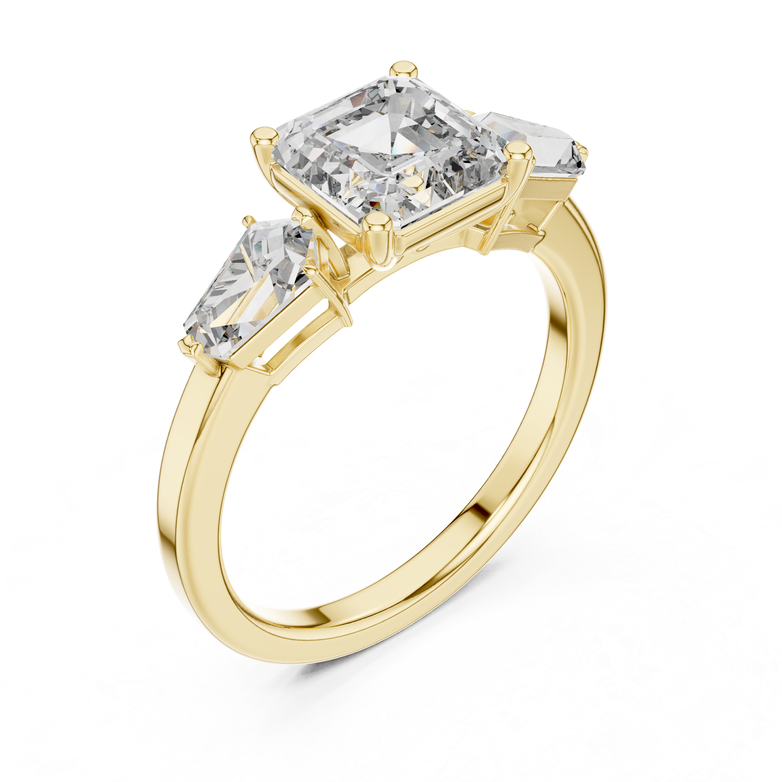 Soft Cloud lab grown diamond ring