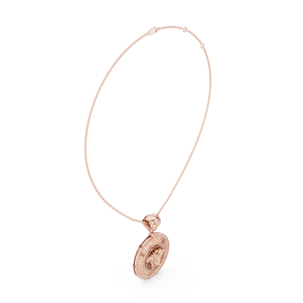 Mystic Halo Lab Grown Diamond Cluster Pendant