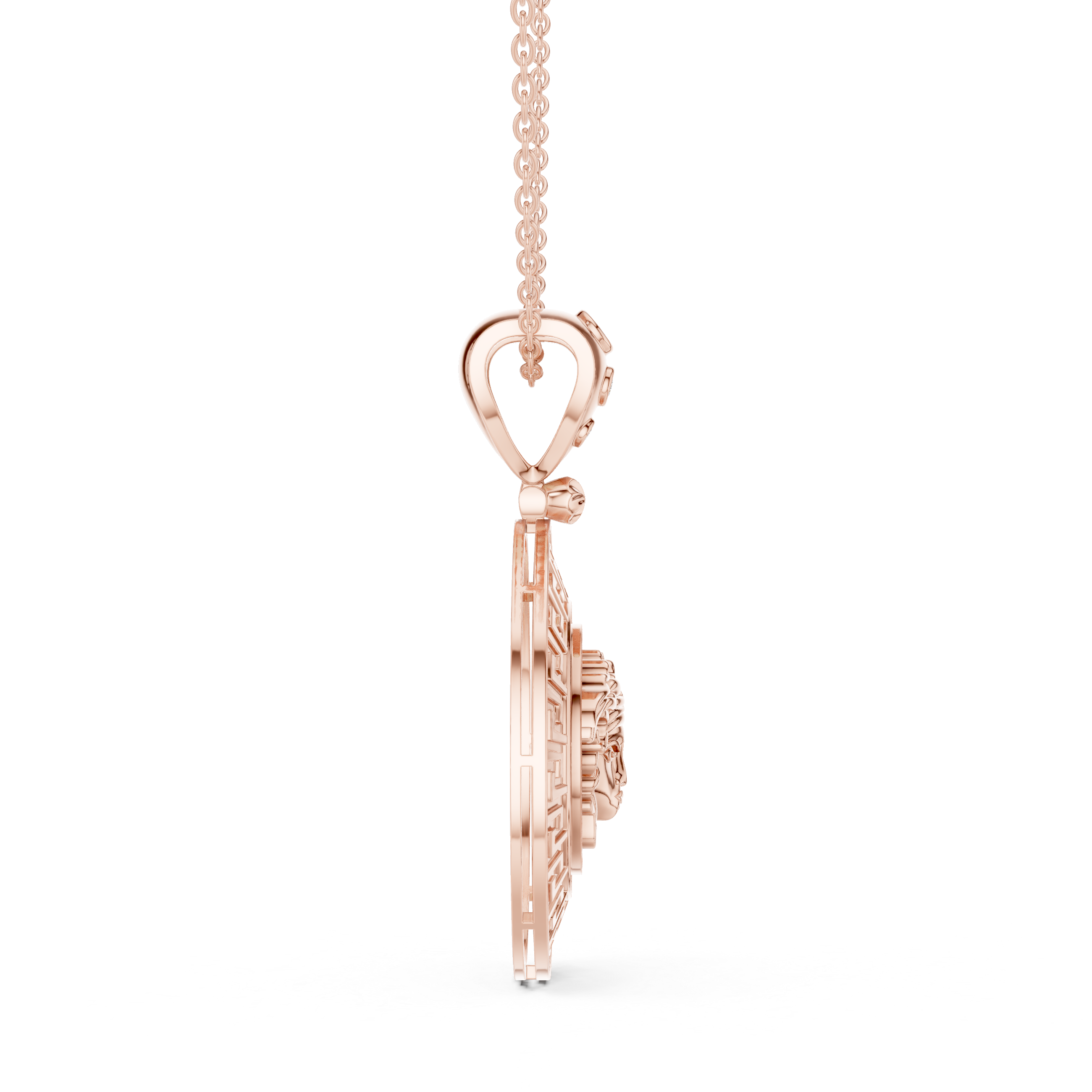 Mystic Halo Lab Grown Diamond Cluster Pendant