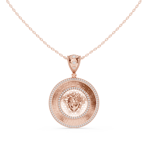 Mystic Halo Lab Grown Diamond Cluster Pendant