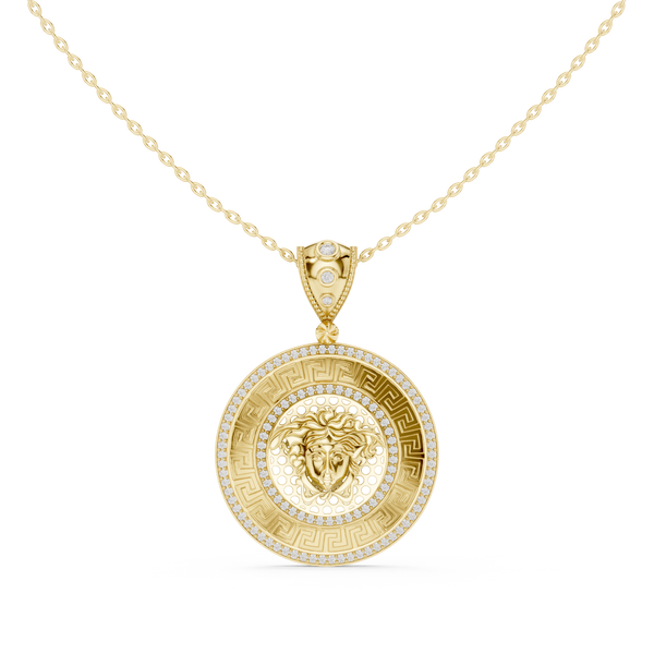 Mystic Halo Lab Grown Diamond Cluster Pendant