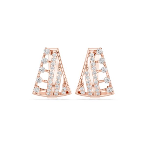Nebula Cluster Lab Grown Diamond Earrings Dangles