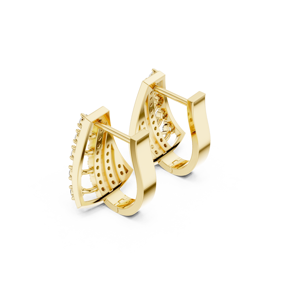 Nebula Cluster Lab Grown Diamond Earrings Dangles