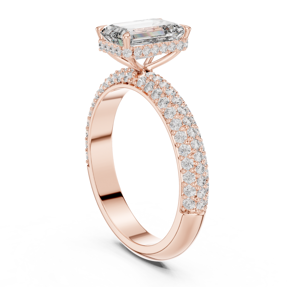 Zephyr Breeze lab grown diamond ring