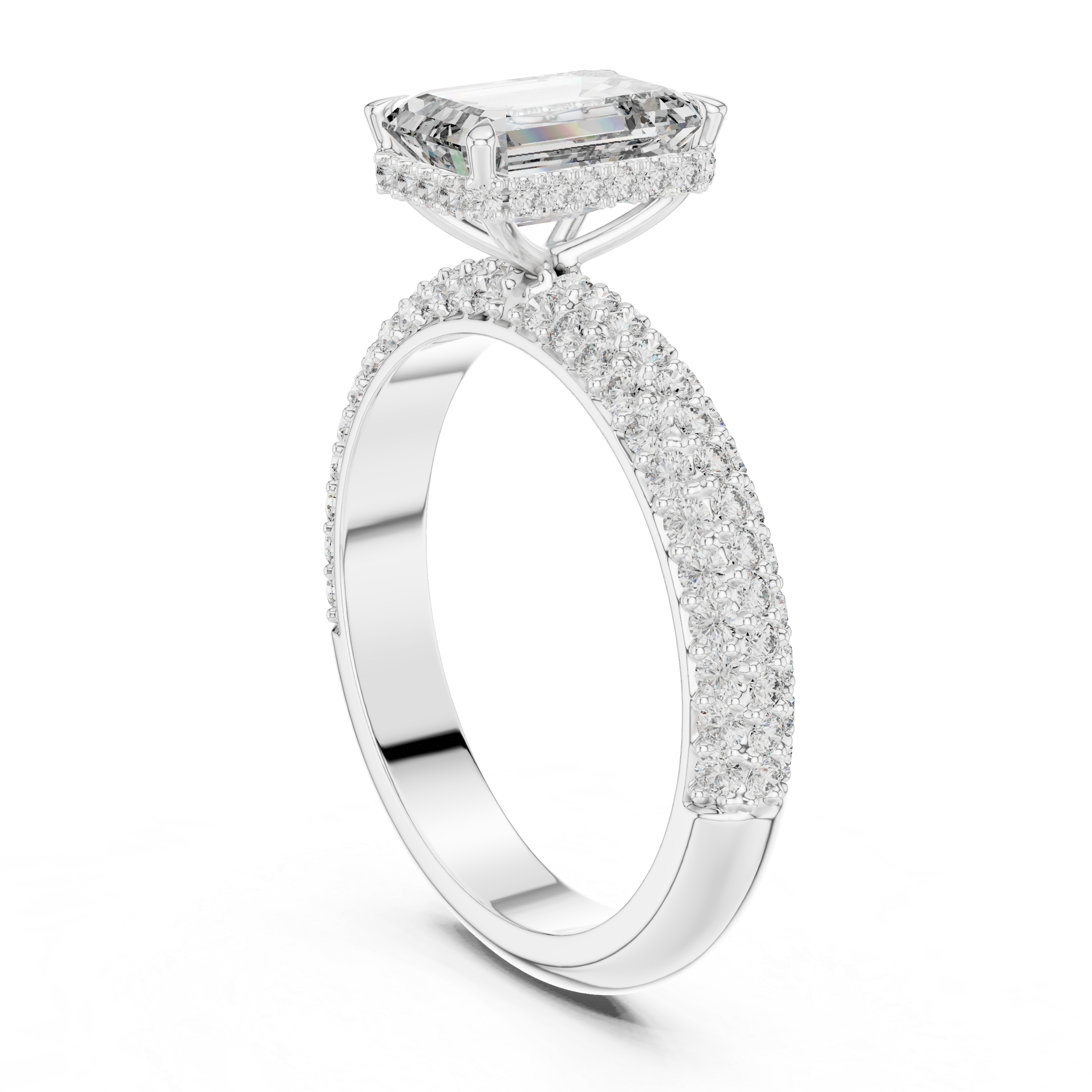 Zephyr Breeze lab grown diamond ring