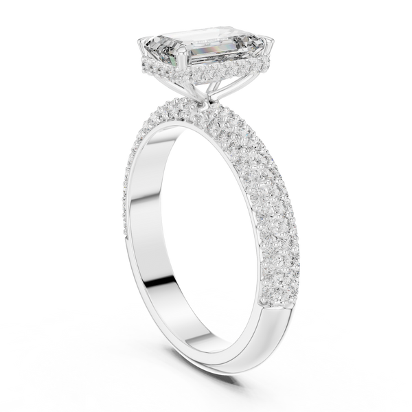 Zephyr Breeze lab grown diamond ring