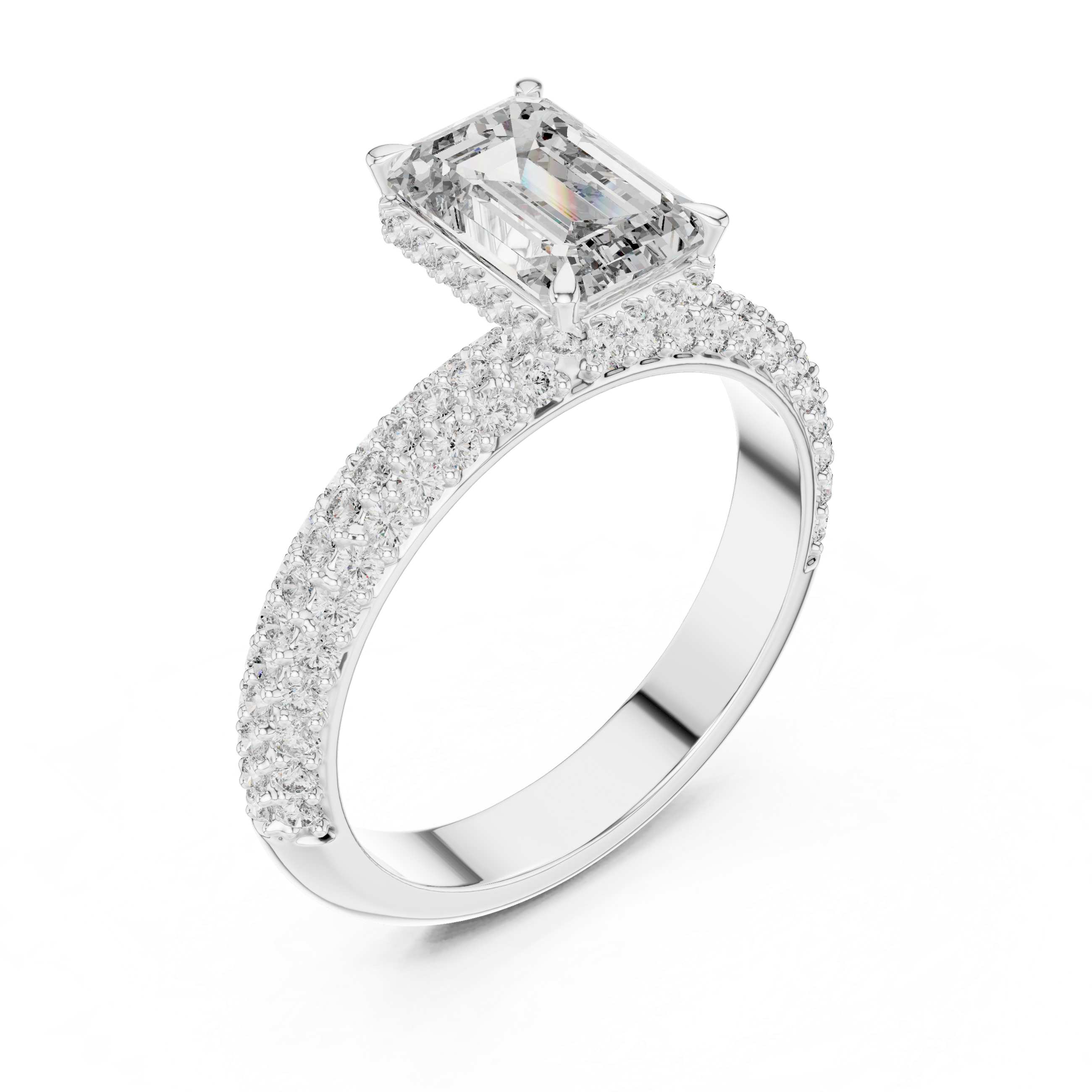 Zephyr Breeze lab grown diamond ring