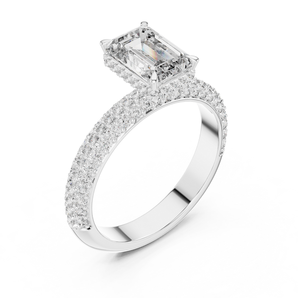 Zephyr Breeze lab grown diamond ring