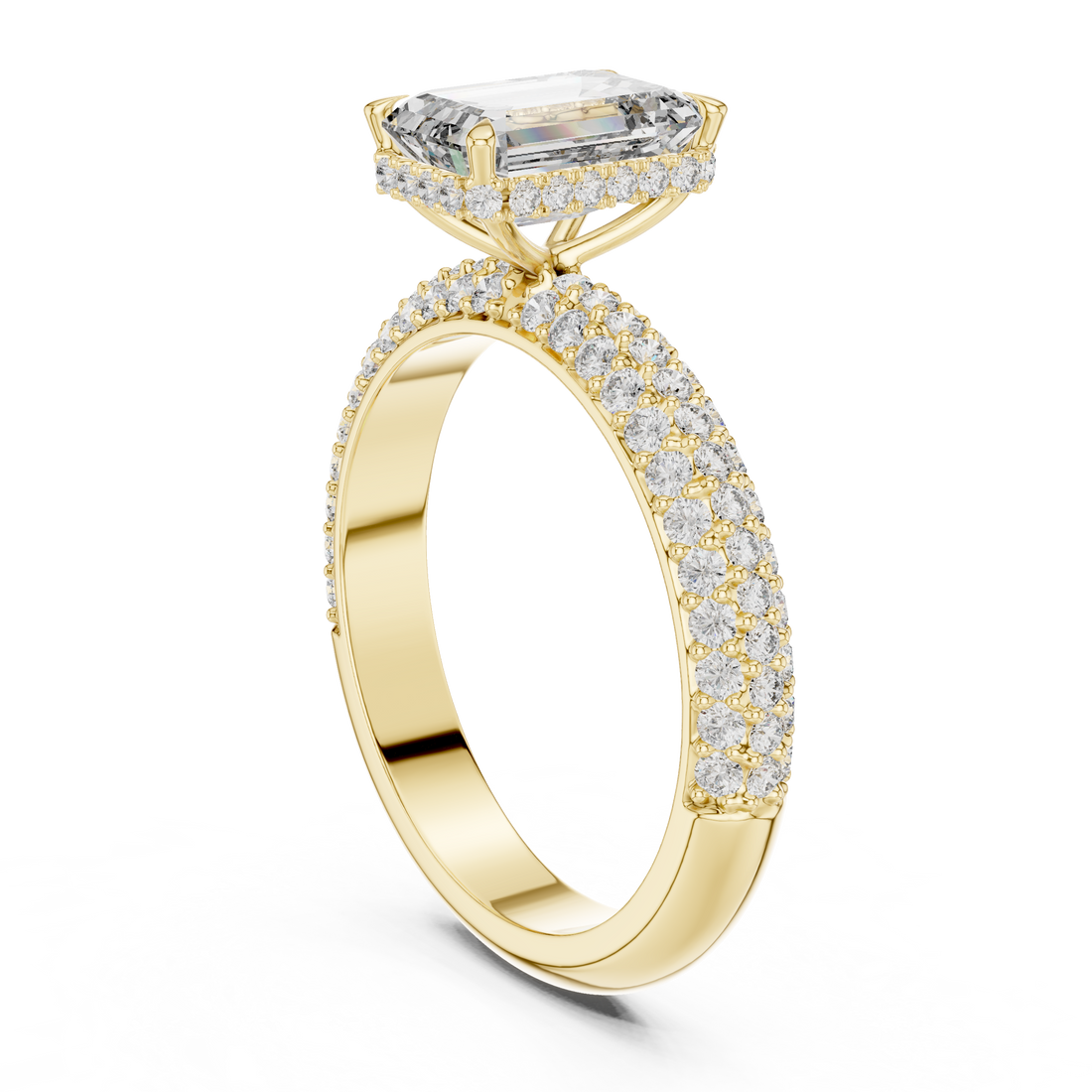 Zephyr Breeze lab grown diamond ring