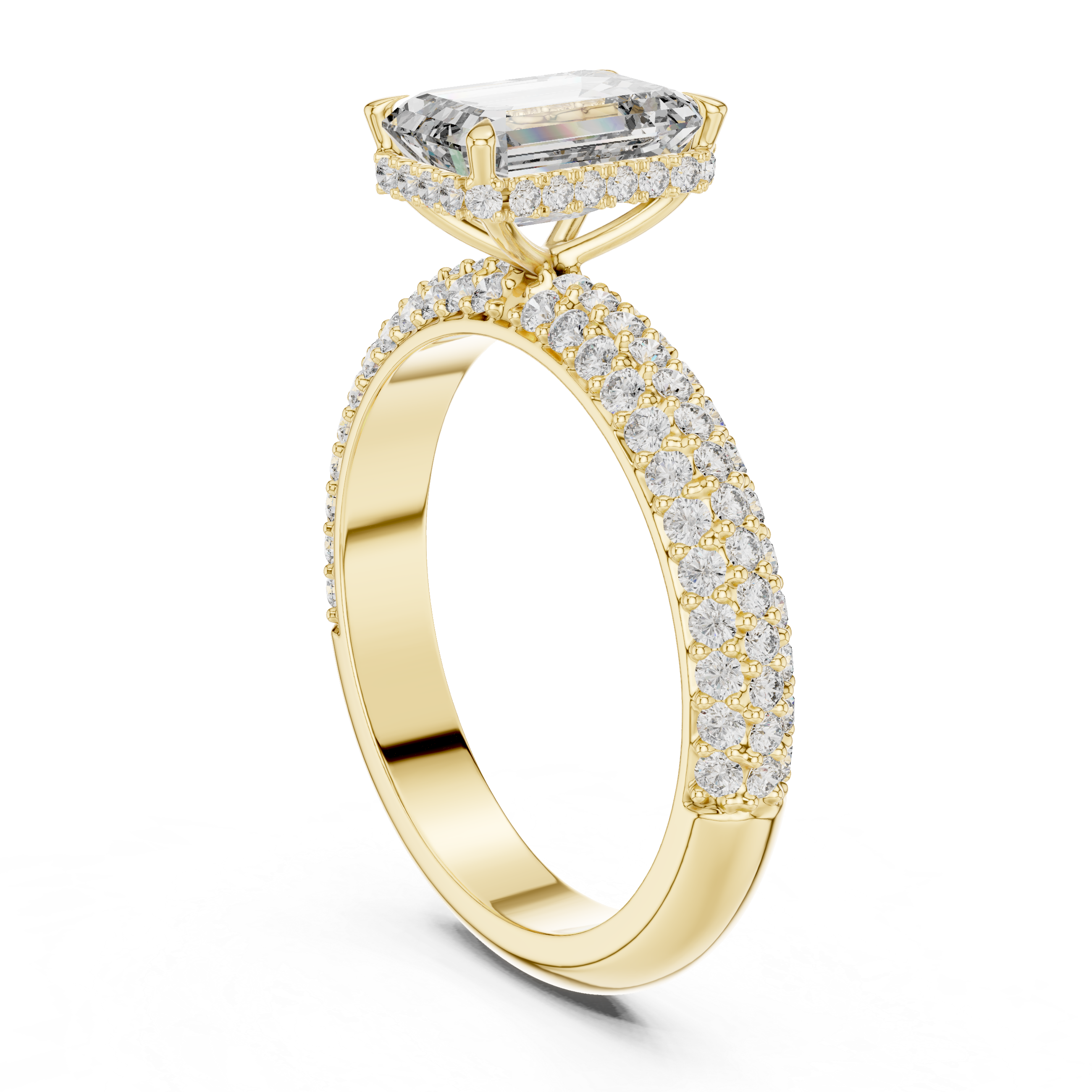 Zephyr Breeze lab grown diamond ring