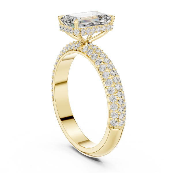 Zephyr Breeze lab grown diamond ring