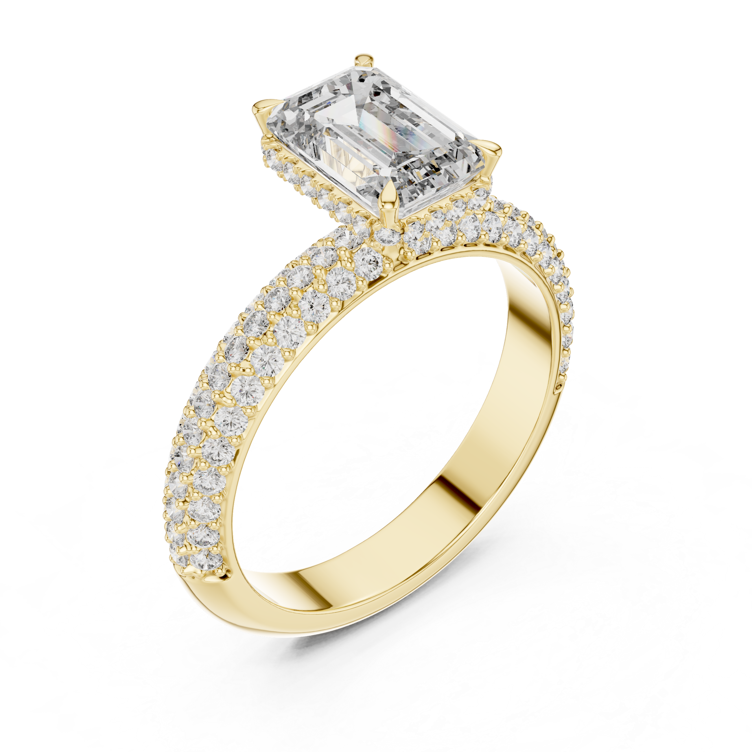 Zephyr Breeze lab grown diamond ring
