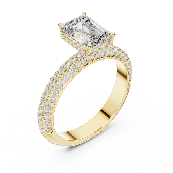Zephyr Breeze lab grown diamond ring
