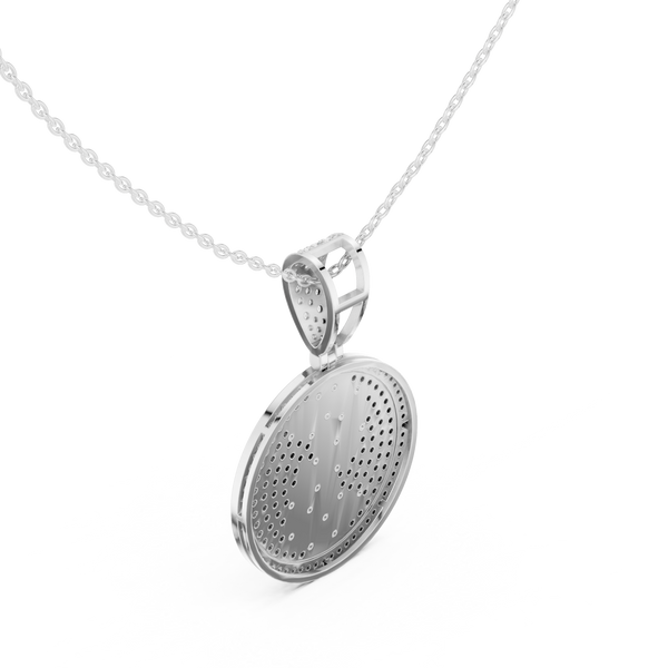Ethereal Crest Lab Grown Diamond Cluster Pendant
