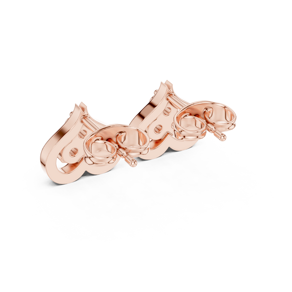 Morning Sun lab grown diamond earring design