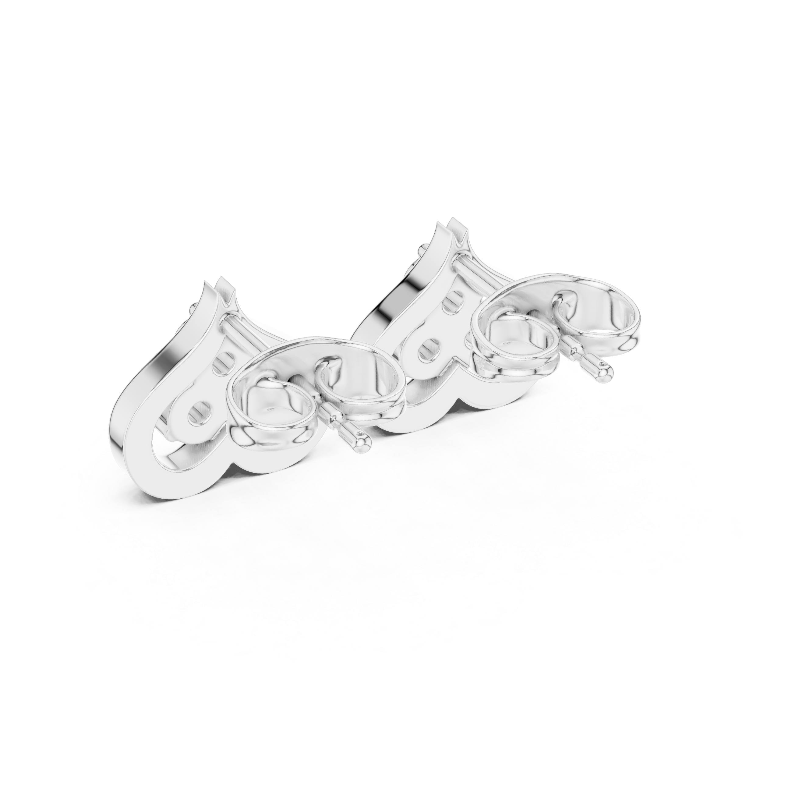Morning Sun lab grown diamond earring design